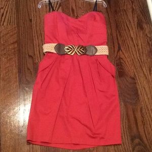 Red Strapless Dress by I.N. San Francisco